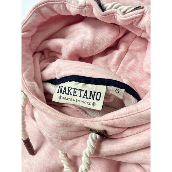 Naketano Pink Hoodie Size Small - Picture 3 of 10